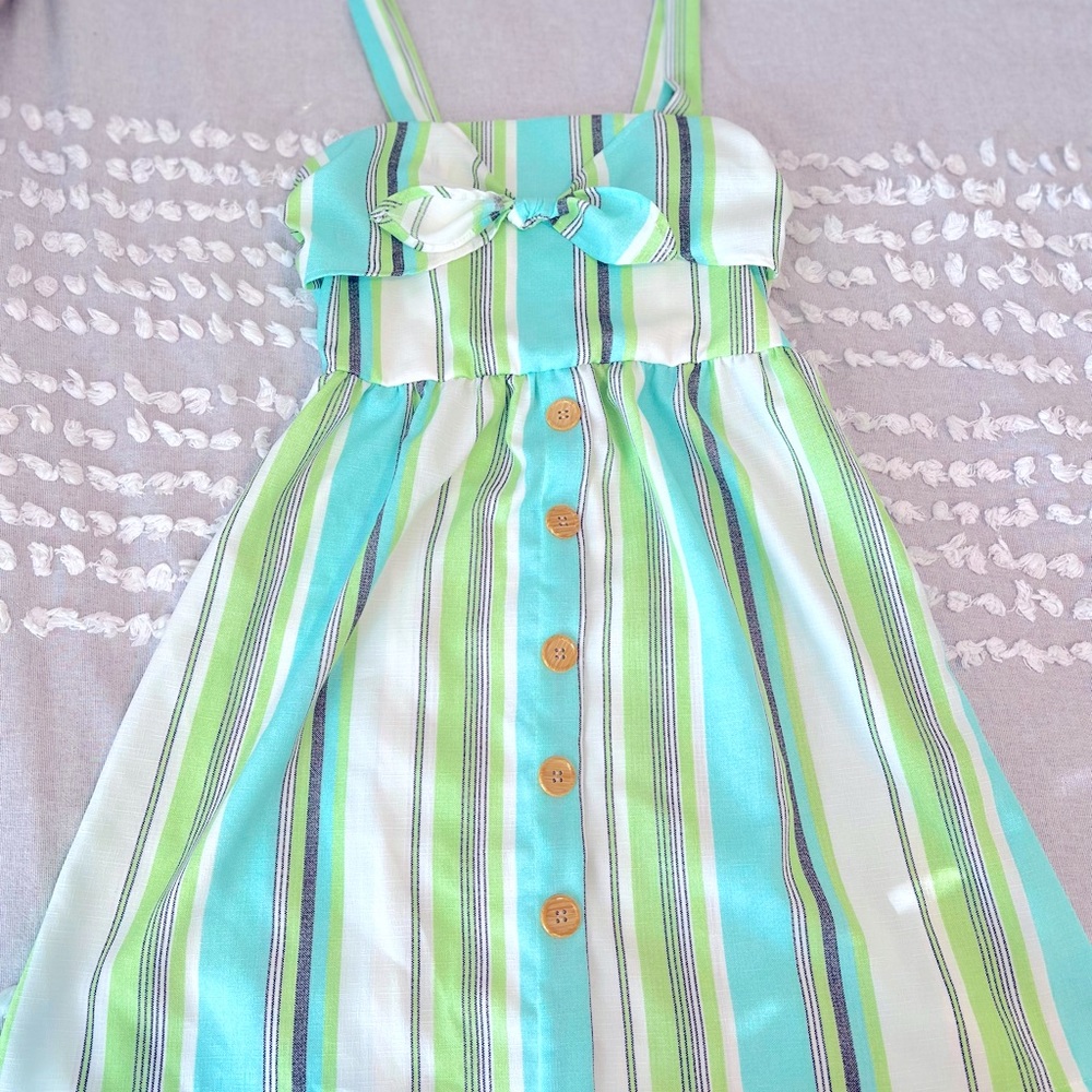 Girls Striped Dress Size 7